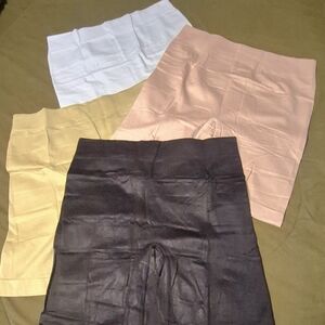 Women 4 Pk Slip Short Under Dresses Underwear Large Anti Chafing Seamless